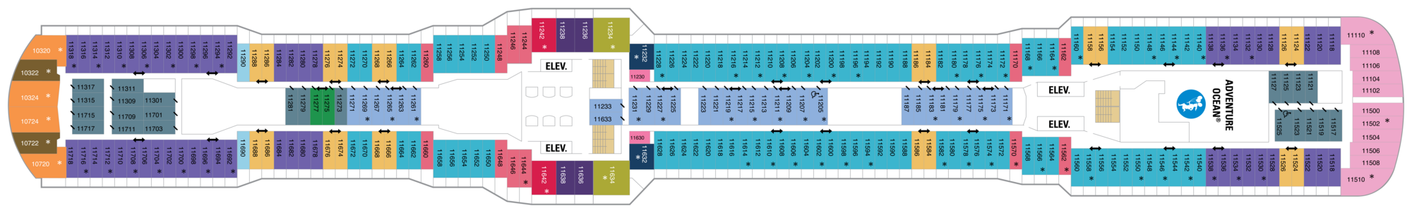 Deck 11 plan